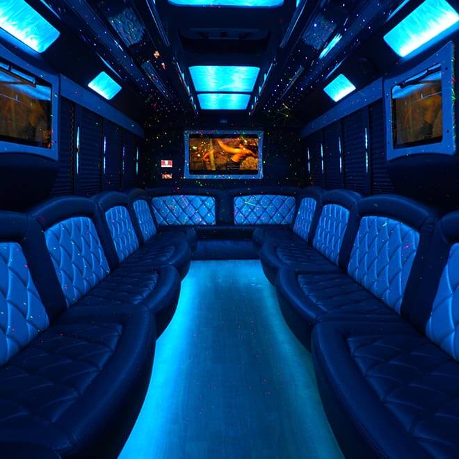 Prom party bus in Fort Wayne