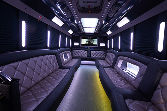 spacious south bend limo service interior