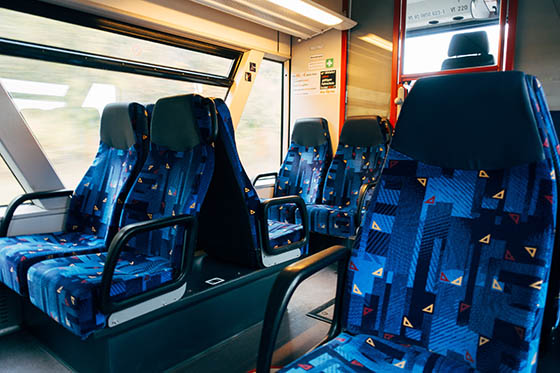 Fort Wayne bus charter with power outlets