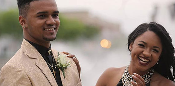 prom date in their final dance